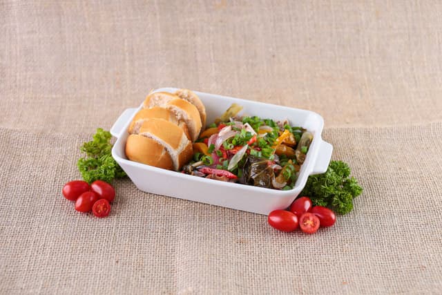 Basset Finas fatias de carne bovina flambadas