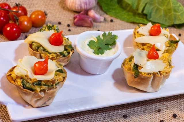 Feitiço Minisanduíches de frutos do mar