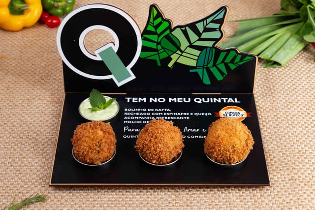 Coxinha terra e mar